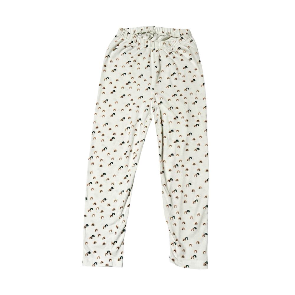 Holley + Sage Rainbow Print Organic Cotton Leggings Size 4